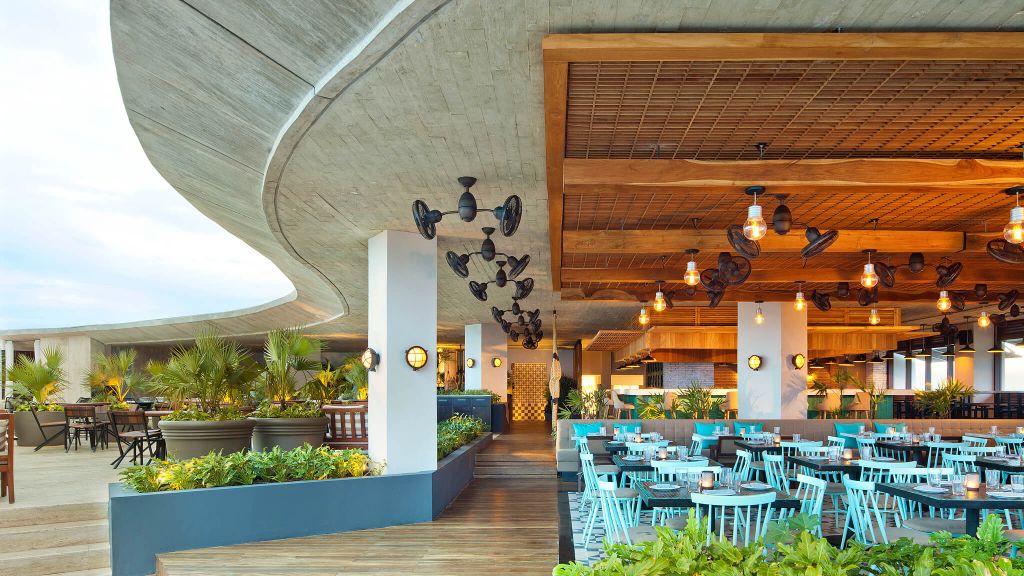 Thompson Playa del Carmen indoor outdoor restaurant