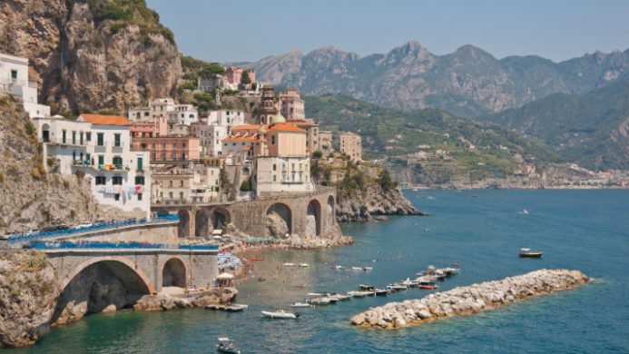 cliffside buildings