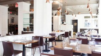 La Pentola Restaurant with tables and chairs