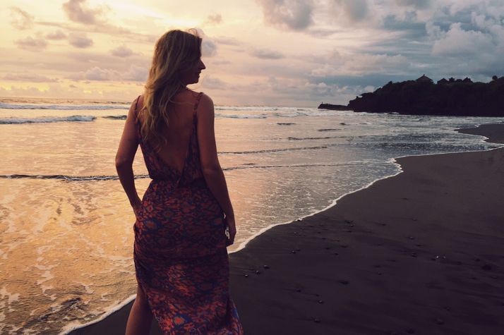 Bali sunset beach