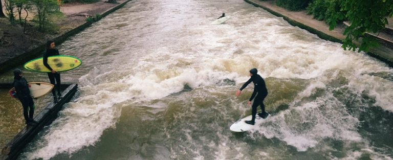 Munich surfing