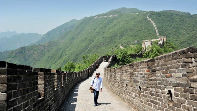 Daniel on the Great Wall of China