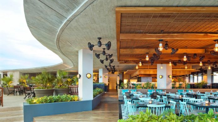 indoor outdoor restaurant