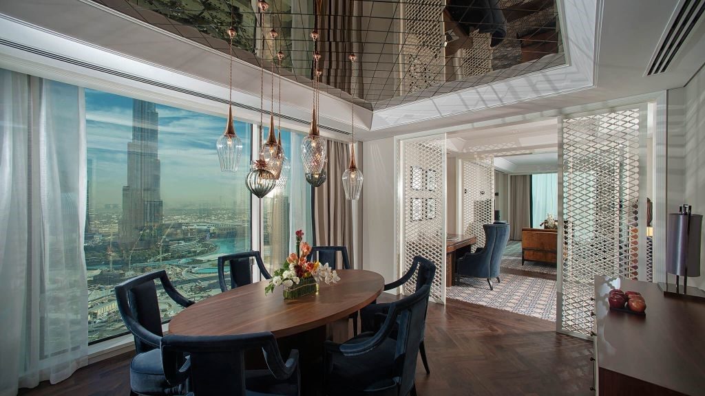 Taj Dubai Suite Dining Room