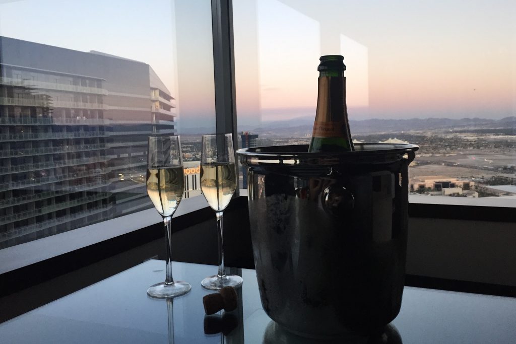 Vdara Las Vegas penthouse view