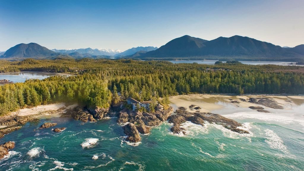 Wickaninnish Inn Beach Retreat Aerial