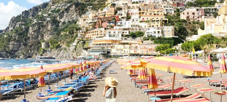 Positano beach Amalfi Coast