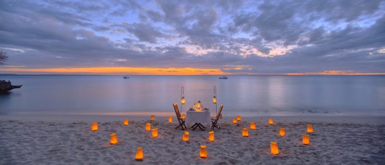 dining under the stars Azura Quilalea Private Island