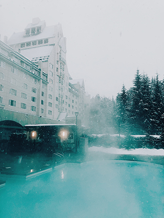Fairmont Whistler pool