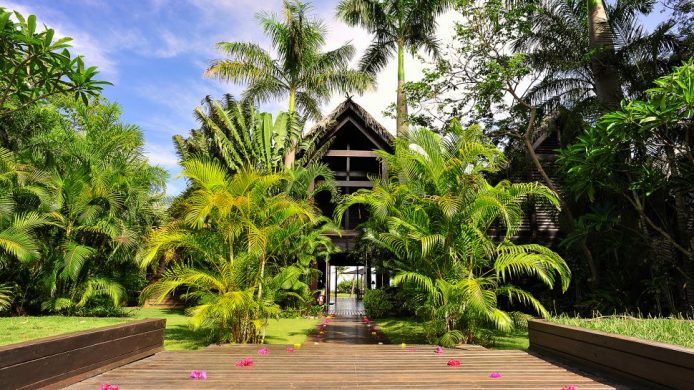 Anjajavy l'Hôtel villa surrounded by green foliage