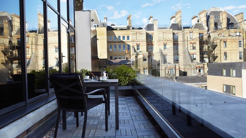 COMO The Halkin London balcony
