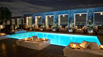 Mondrian Los Angeles Rooftop Pool