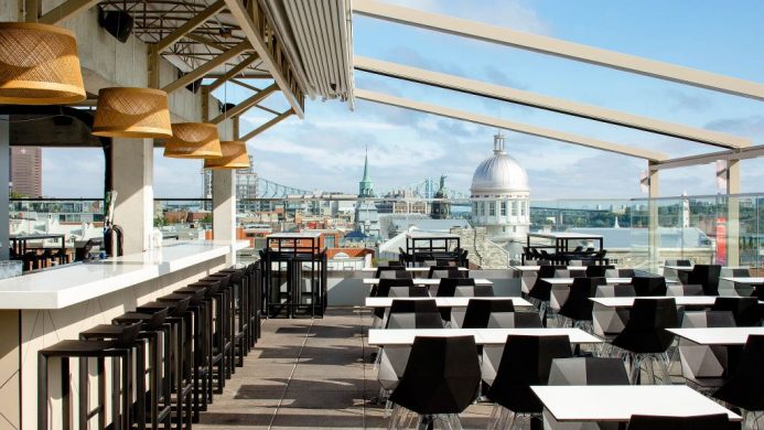 Hotel William Gray Rooftop Terrace Montreal Quebec