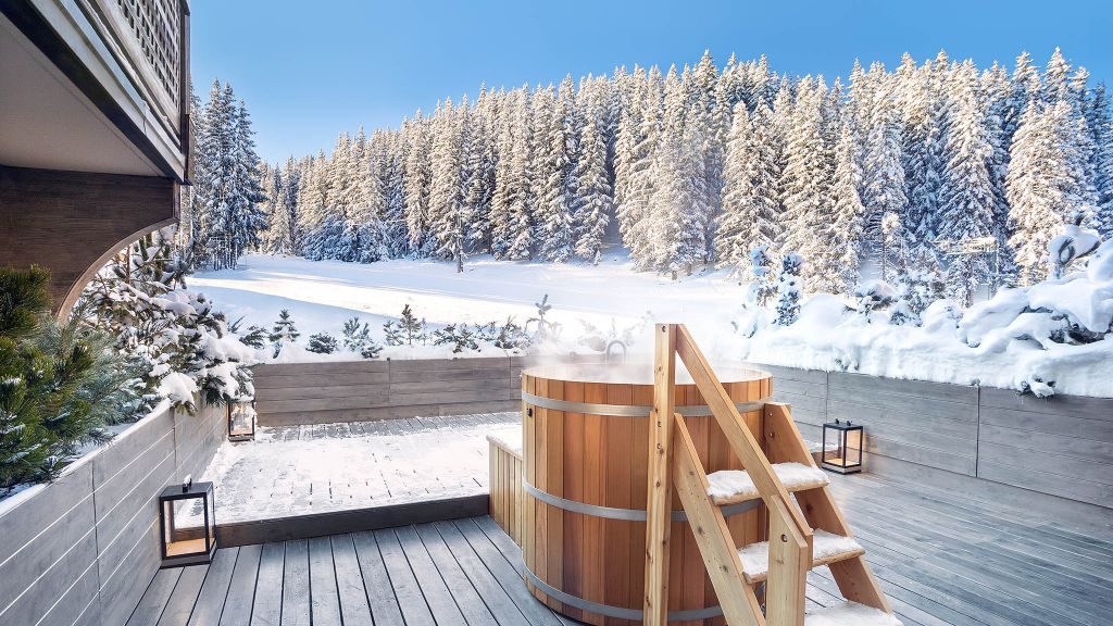 coolest ski hotels Courchevel
