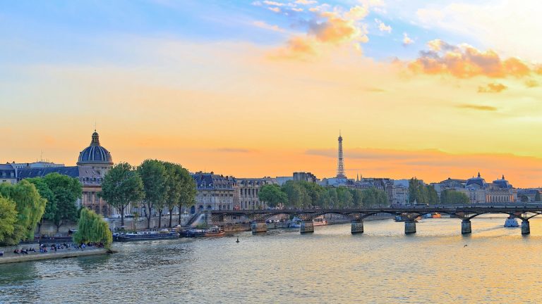 Paris France River Seine