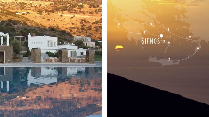 Whitewashed houses against a rugged mountain backdrop