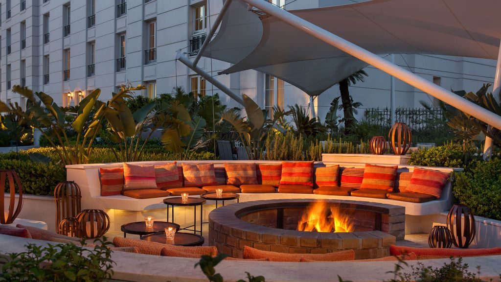 fire pit seating area