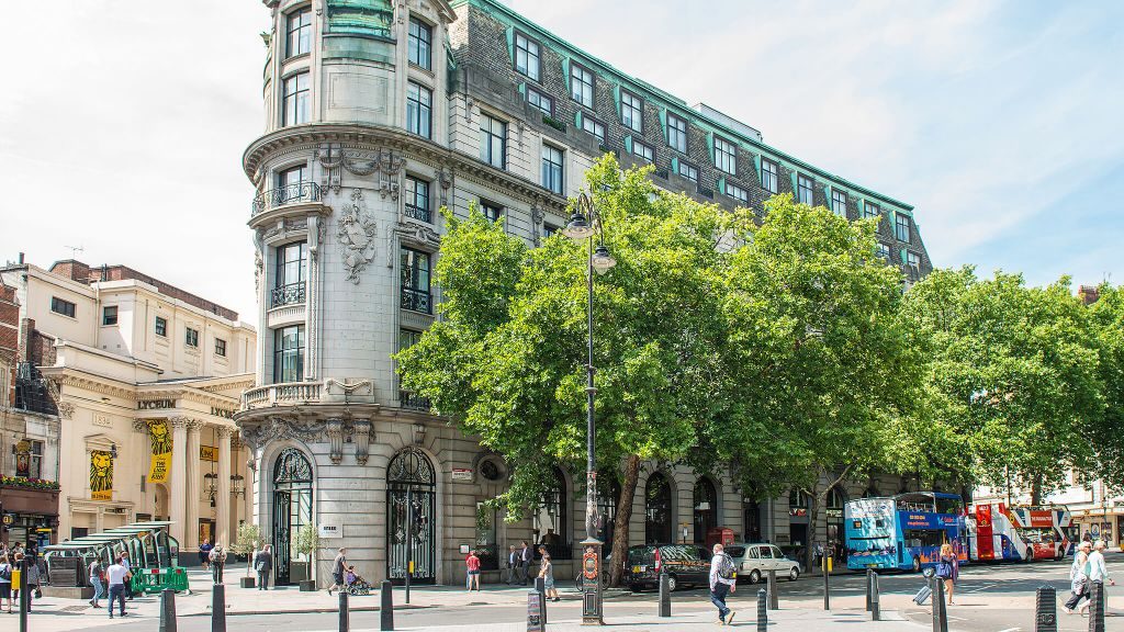 Triangular building of One Aldwych London