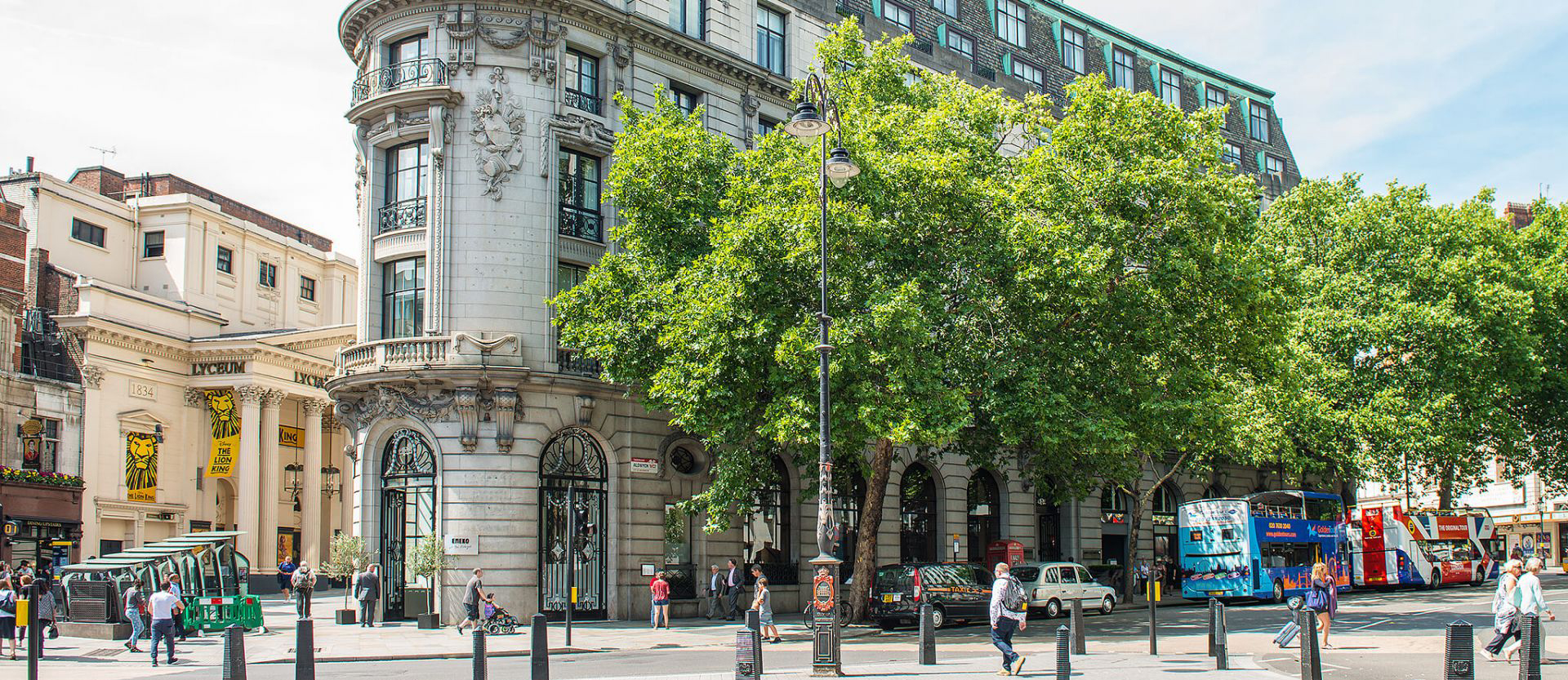 Triangular building of the One Aldwych London