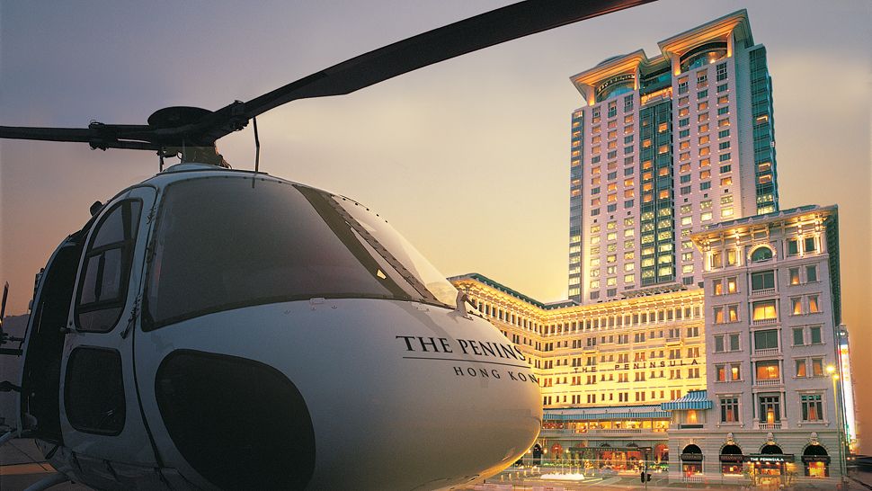Private Helicopter to The Peninsula Hong Kong