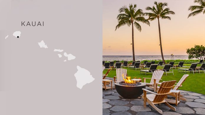 Ko’a Kea Hotel & Resort outdoor fire pit