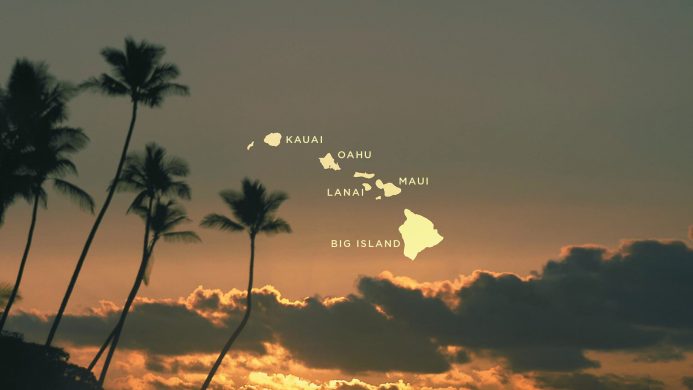 A map of Hawaii