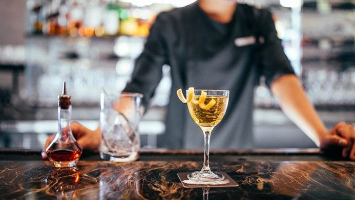 The Knickerbocker Martini at Charlie Palmer Restaurant