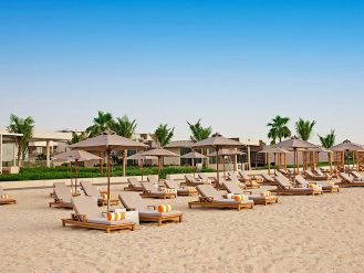 The Oberoi, Al Zorah loungers on the beach