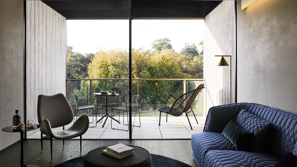 United Places Botanic Gardens' penthouse terrace overlooking gardens