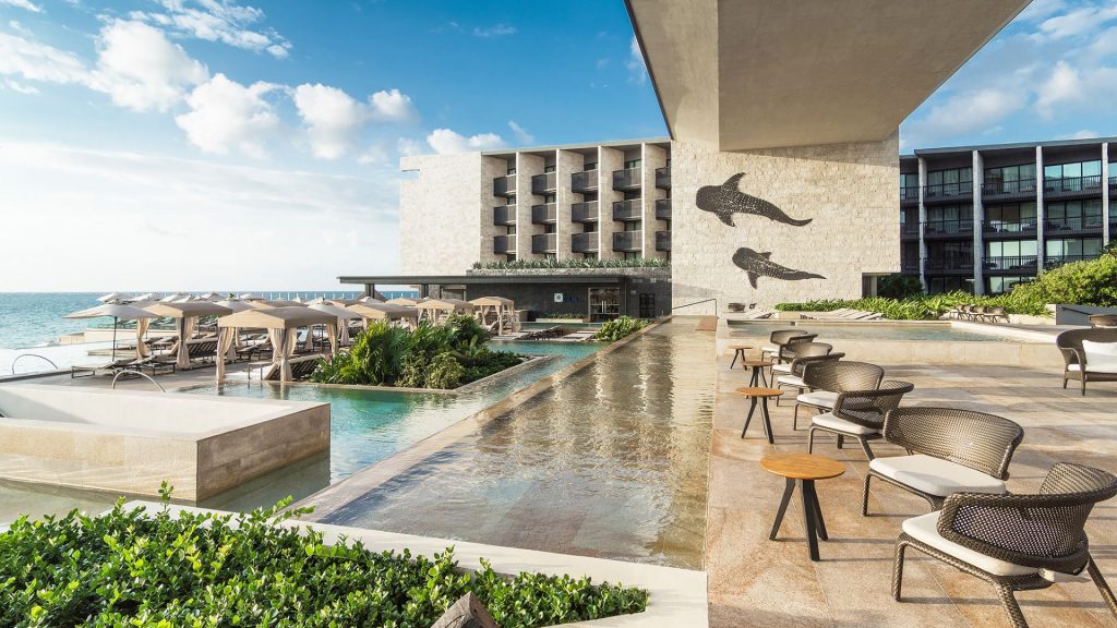Grand Hyatt Playa del Carmen Resort outdoor pool area