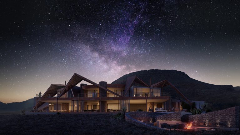 Milky Way above the &Beyond-Sossusvlei Desert Lodge