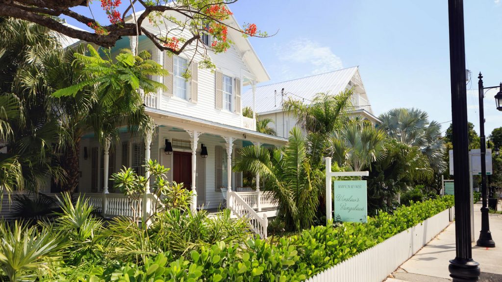 Kimpton Winslow’s Bungalows' houses as seen from a quiet street