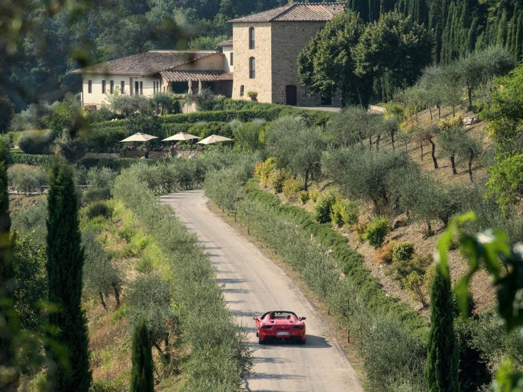 Tuscany Road Trip Travel Diary Hotel Le Fontanelle Drive