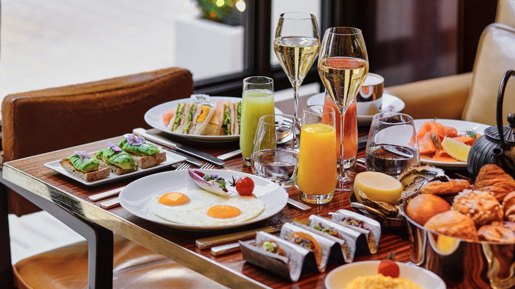 Brunch table at Le Royal Monceau - Raffles Paris