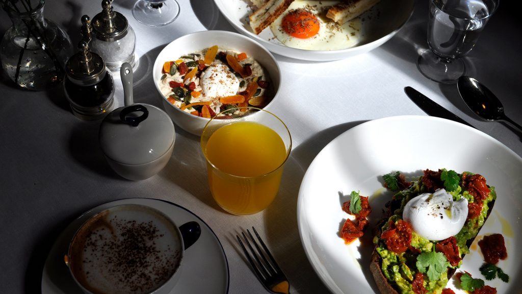 Breakfast at The Twenty Two hotel, London