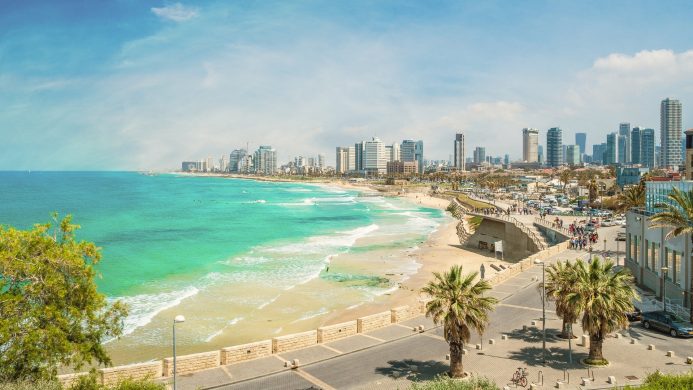 Tel Aviv Israel skyline