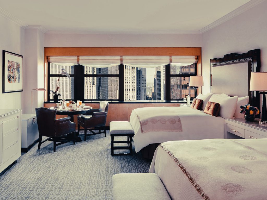Large hotel room in The Towers at Lotte New York Palace