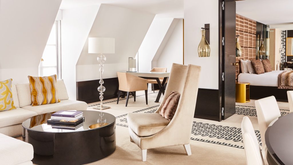 Sofitel Paris Le Faubourg couture apartment interior