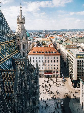 City view of Vienna Austria