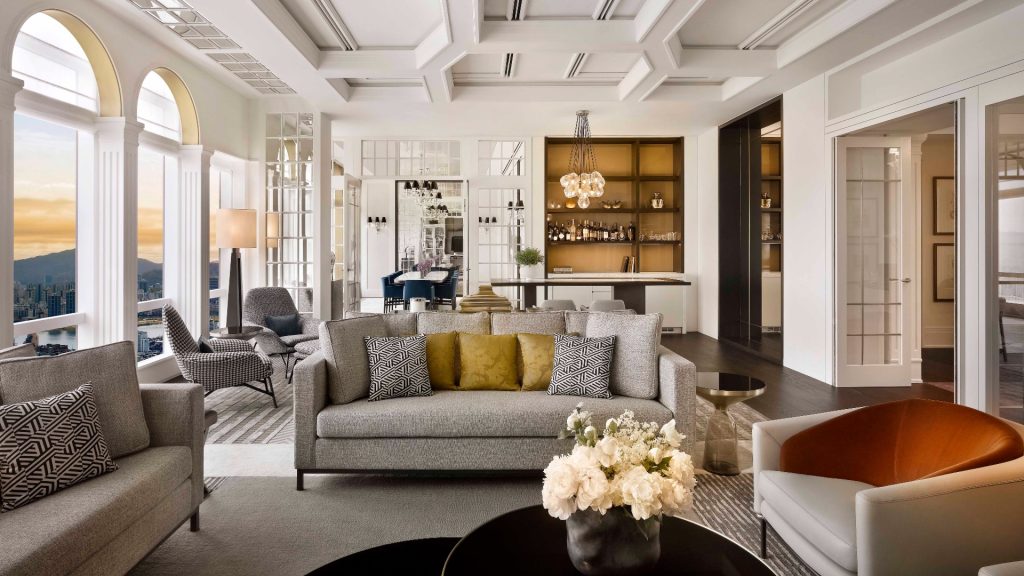 living area Grand Hyatt Seoul best presidential suites
