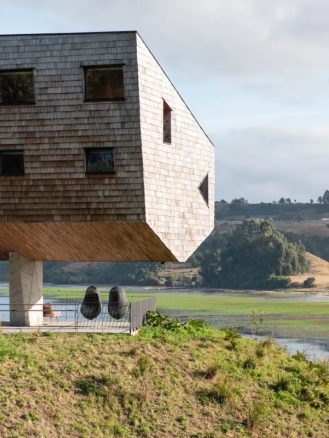 Hotel room design and architecture at Tierra Chiloé in Chile from Sarah Murphy and Stefaan du Pont