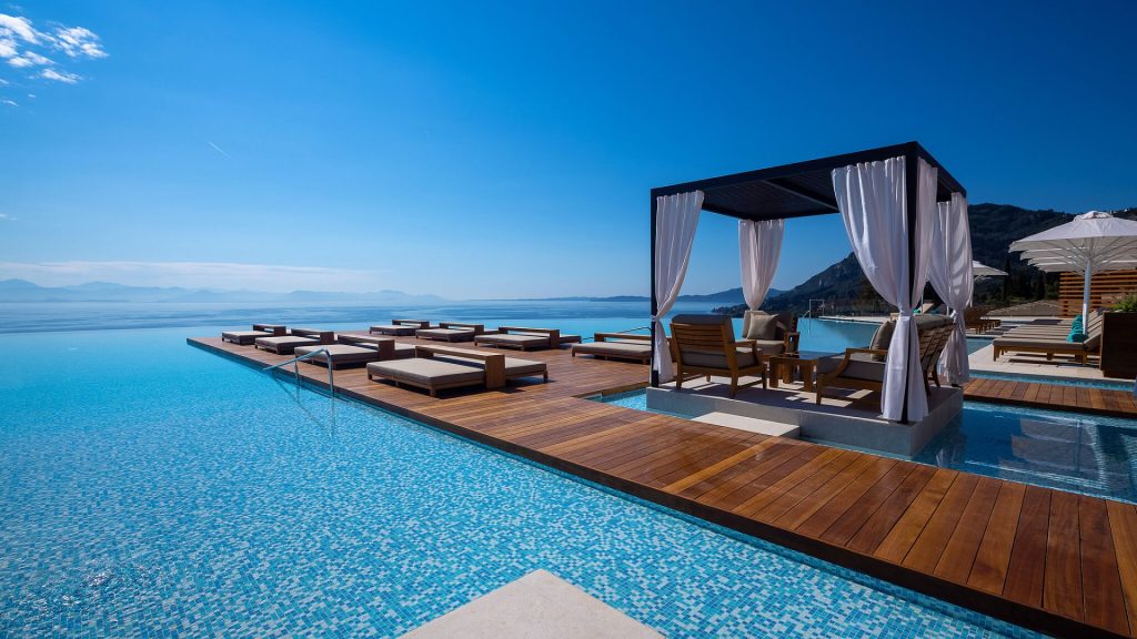 Infinity Pool at Angsana Corfu Resort & Spa
