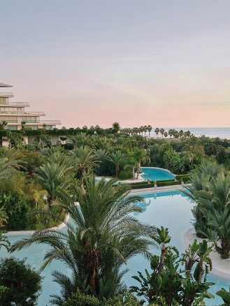 best hotels in Türkiye- Maxx Royal Belek Golf Resort outdoor pool surrounded by gardens