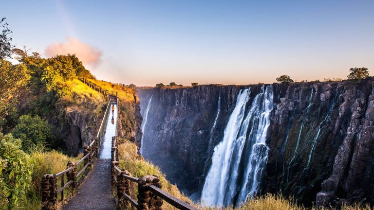 in my travel era - Victoria Waterfalls sunrise The Royal Livingstone Victoria Falls by Anantara