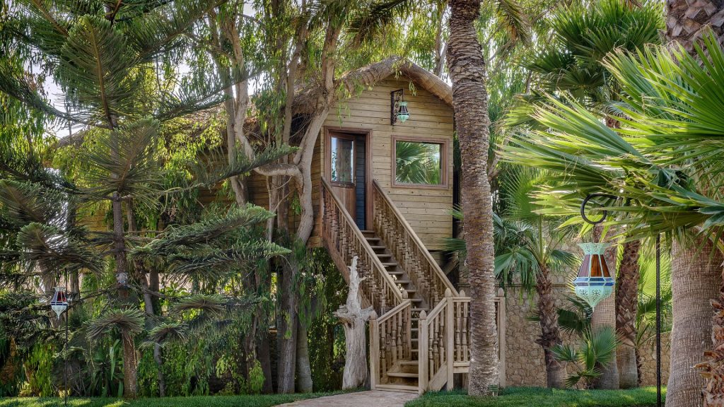 treehouse hotels - La Sultana Oualidia's Treehouse amidst trees