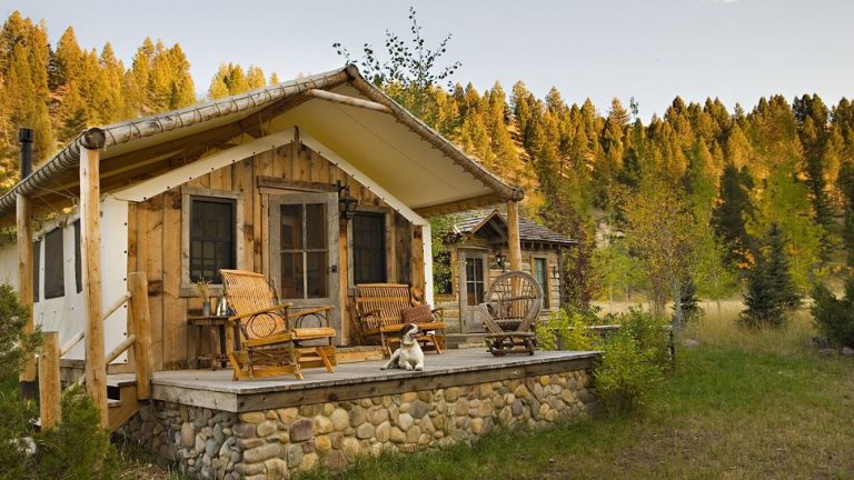 Cabin Hotels, like The Ranch at Rock Creek, are popular fall getaways