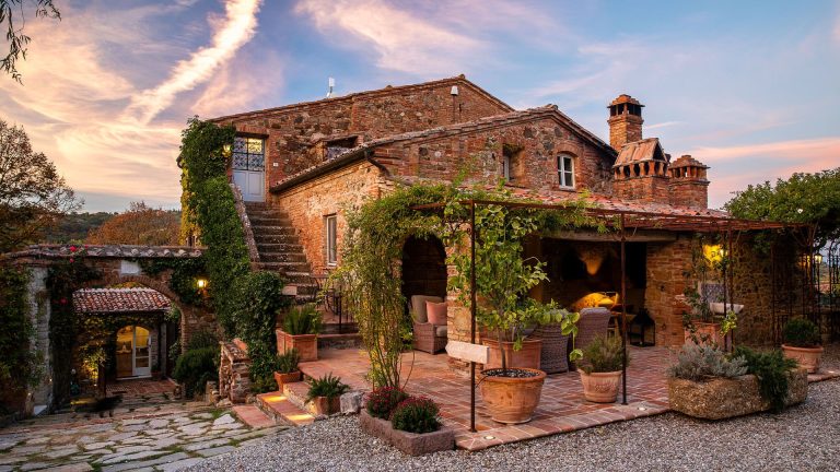 best fall vacations - Lupaia Hotel in Tuscany is a top destination for where to travel in the fall