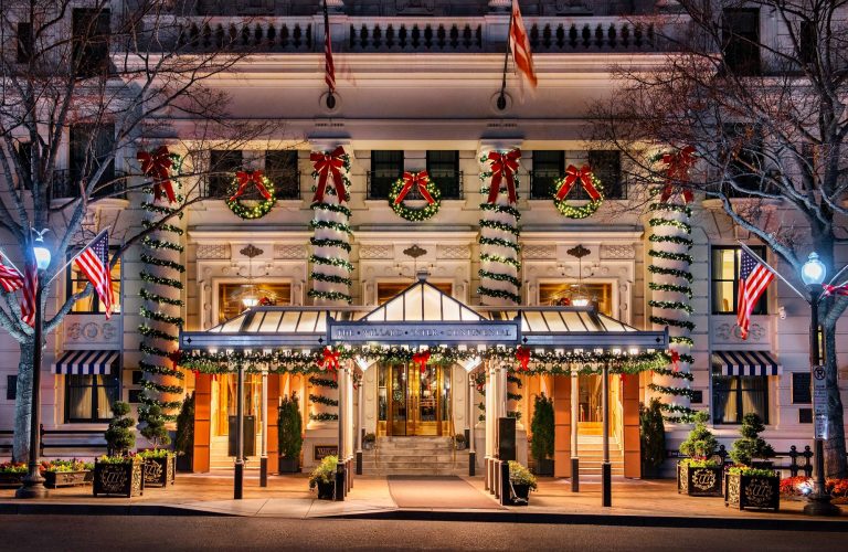 Where to Experience Holiday Magic Around the World | Best Christmas Hotels The Willard InterContinental Washington D.C.
