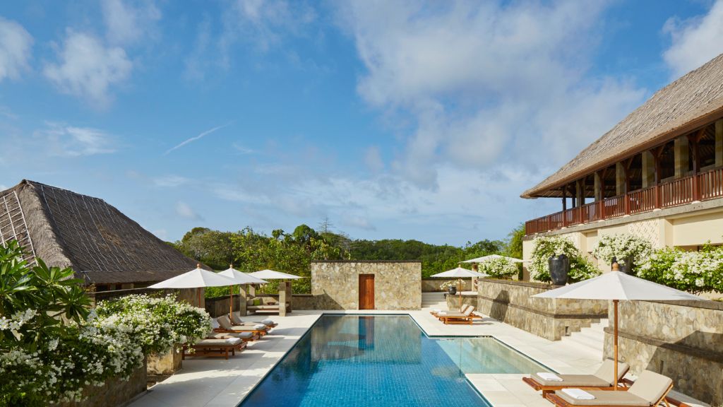 multigenerational vacations - Aman Villas at Nusa Dua private pool and terrace