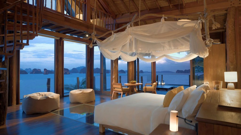 best romantic getaways - Six Senses Yao Noi Bedroom View